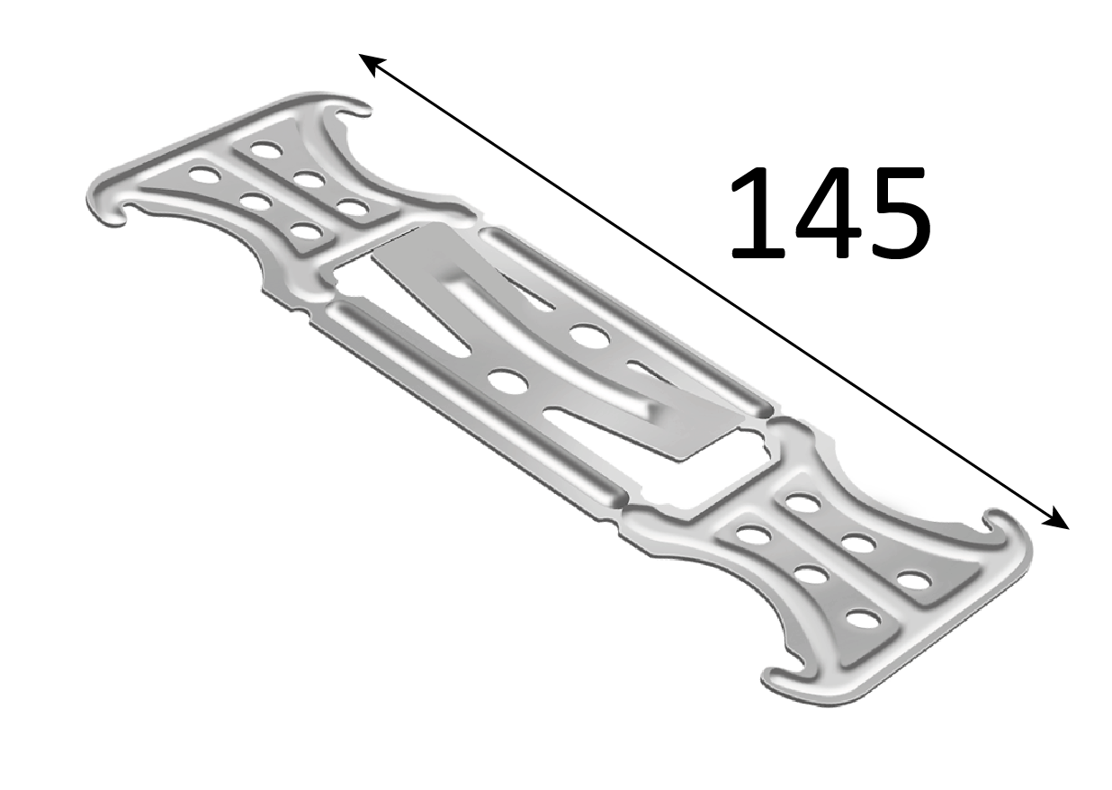 Krížová spojka rozložená